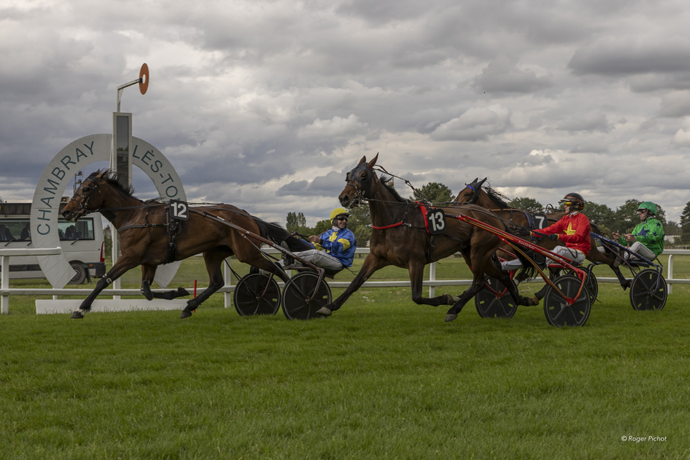 [Photos du jour ] Des courses de trot spectaculaires ce dimanche à Chambray